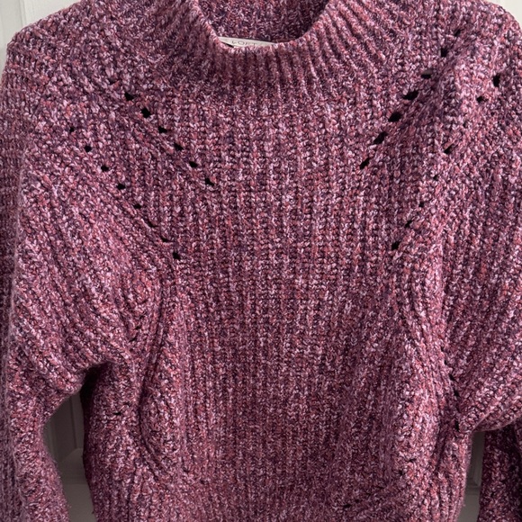 LOFT Maroon Cowl Neck Sweater - Picture 3 of 4